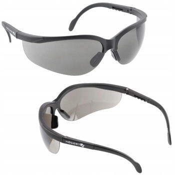 Okulary Gogle Ochronne Przyciemniane UV Uniwersalne Hoegert