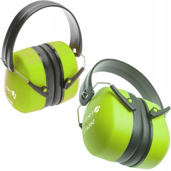 Nauszniki Słuchawki Ochronne Wygłuszające Przeciwhałasowe Zielone Hoegert